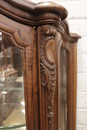 Louis XV style Display cabinet in Walnut, France 19th century