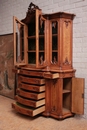 Louis XV style Cabinet in Walnut, France 19th century