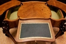 Louis XV style Ladys desk/vanity in Walnut, France 19th century