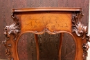 Louis XV style Ladys desk/vanity in Walnut, France 19th century