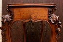 Louis XV style Ladys desk/vanity in Walnut, France 19th century