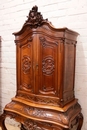 Louis XV style Secretary desk in Walnut, France 19th century