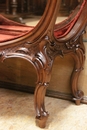 Louis XV style Display cabinet in Walnut, France 19th century