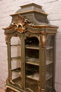 Louis XV style Display cabinet in paint wood, France 19th century
