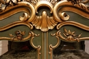 Louis XV style Display cabinet in paint wood, France 19th century