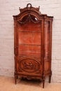 Louis XVI style Display cabinet in Walnut, France 19th century