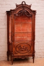 Louis XVI style Display cabinet in Walnut, France 19th century