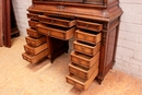 Louis XVI style Display desk in Walnut, France 19th century