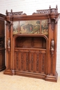Renaissance style Cabinet in Walnut, France 19th century