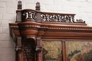 Renaissance style Cabinet in Walnut, France 19th century