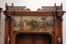 Renaissance style Cabinet in Walnut, France 19th century