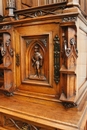 Gothic style Dinning set in Walnut, France 19th century