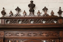 Gothic style Dinning set in Walnut, France 19th century