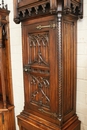 Gothic style Dinning set in Walnut, France 19th century