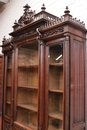 Gothic style Bookcase in Walnut, France 19th century
