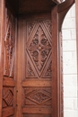 Hunt style Bookcase in Oak, France 19th century