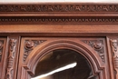 Hunt style Bookcase in Oak, France 19th century