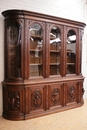 Hunt style Bookcase in Oak, France 19th century