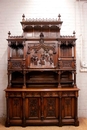 Gothic style Cabinet in Walnut, France 19th century