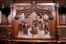 Gothic style Cabinet in Walnut, France 19th century