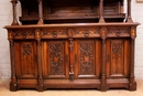 Gothic style Cabinet in Walnut, France 19th century