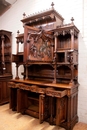 Gothic style Cabinet in Walnut, France 19th century