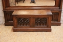 Gothic style Mirror in Walnut, France 19th century
