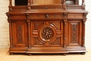 Renaissance style Cabinet in Walnut, France 19th century