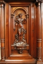 Renaissance style Cabinet in Walnut, France 19th century