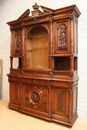 Renaissance style Cabinet in Walnut, France 19th century