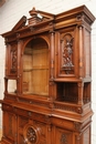 Renaissance style Cabinet in Walnut, France 19th century