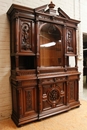 Renaissance style Cabinet in Walnut, France 19th century