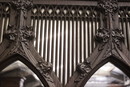 Gothic style Hall stand in Oak, France 19th century