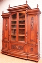 Renaissance style Bookcase in Walnut, France 19th century
