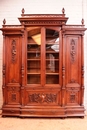 Renaissance style Bookcase in Walnut, France 19th century