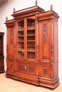 Renaissance style Bookcase in Walnut, France 19th century