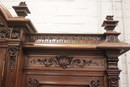 Regency style Bookcase in Walnut, France 19th century