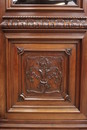 Regency style Bookcase in Walnut, France 19th century