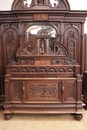 Renaissance style Bedroom in Walnut, France 19th century