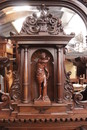 Renaissance style Bedroom in Walnut, France 19th century