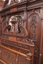 Renaissance style Bedroom in Walnut, France 19th century