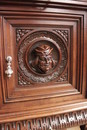 Renaissance style Bedroom in Walnut, France 19th century