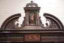 Renaissance style Bedroom in Walnut, France 19th century