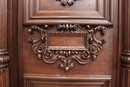 Renaissance style Bedroom in Walnut, France 19th century