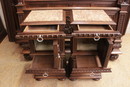 Renaissance style Bedroom in Walnut, France 19th century