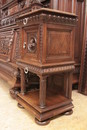 Renaissance style Bedroom in Walnut, France 19th century