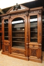Renaissance style Bookcase in Walnut, France 19th century