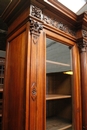 Renaissance style Bookcase in Walnut, France 19th century
