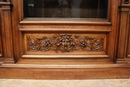 Renaissance style Bookcase in Walnut, France 19th century