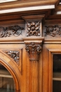 Renaissance style Bookcase in Walnut, France 19th century